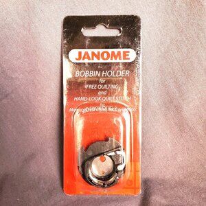 Janome Low Tension Bobbin Holder Free Motion Quilting 200445007 New Old Stock